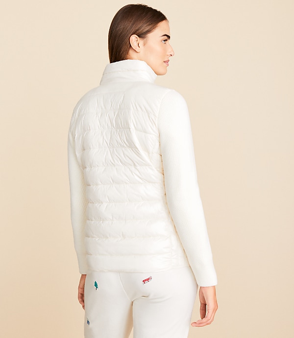 Lou & Grey Sweater Puffer Jacket