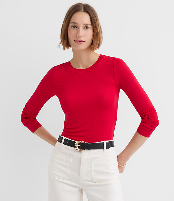 Long Sleeve Crew Neck Tee