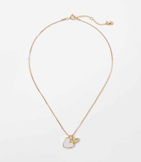 Mother of Pearl Heart Necklace