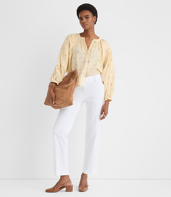 Riviera Slim Pants in Doubleweave
