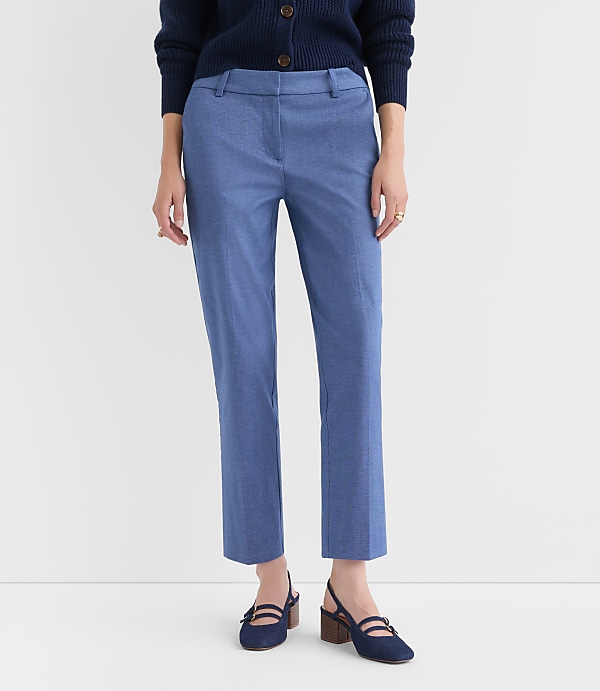 Curvy Riviera Slim Pants in Texture