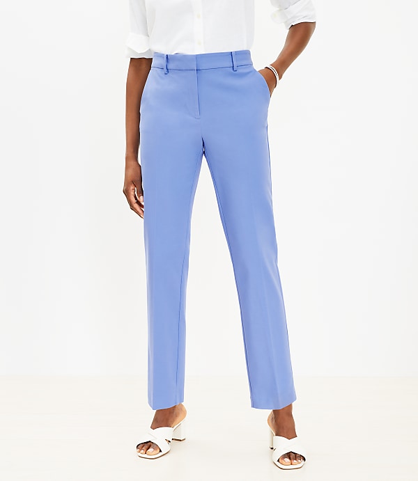 Petite Riviera Slim Pants in Doubleweave
