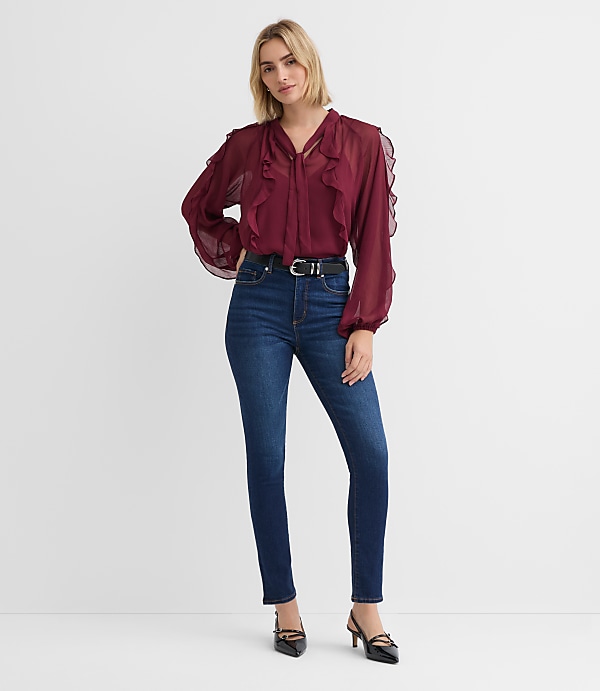 High Rise Skinny Jeans in Vintage Dark Wash
