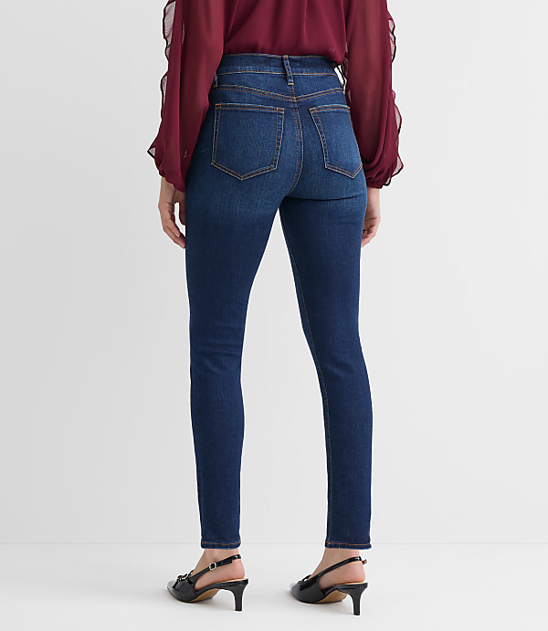 Petite High Rise Skinny Jeans in Vintage Dark Wash