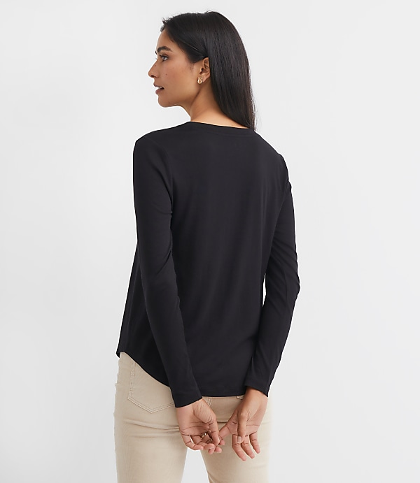 Petite Long Sleeve Everyday Tee