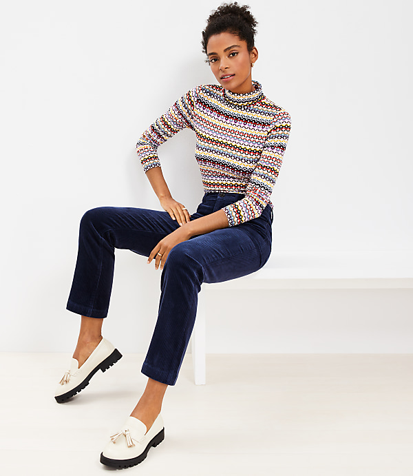 Straight Corduroy Pants