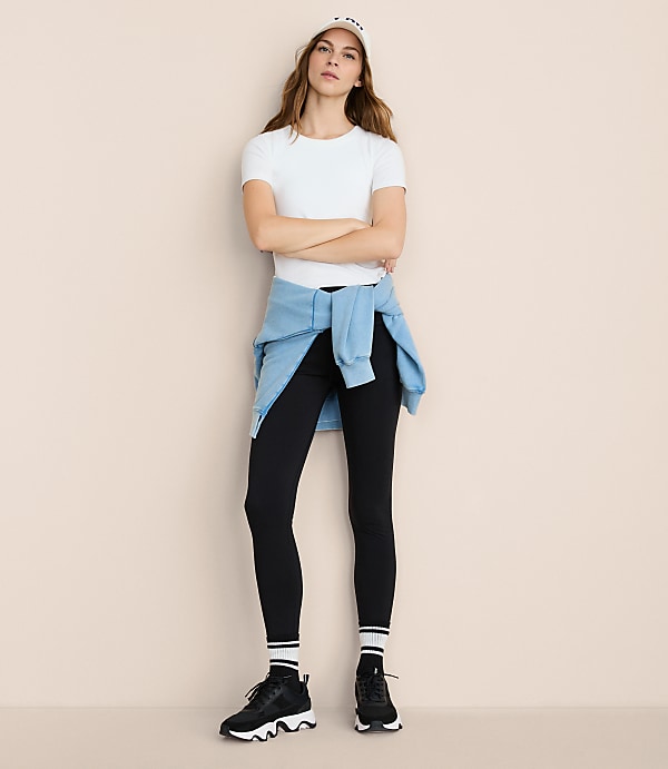 Lou & Grey Sporty Brushed Back Leggings