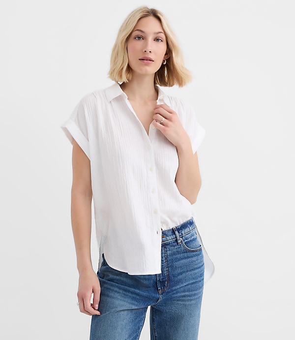 Crinkle Dolman Shirt