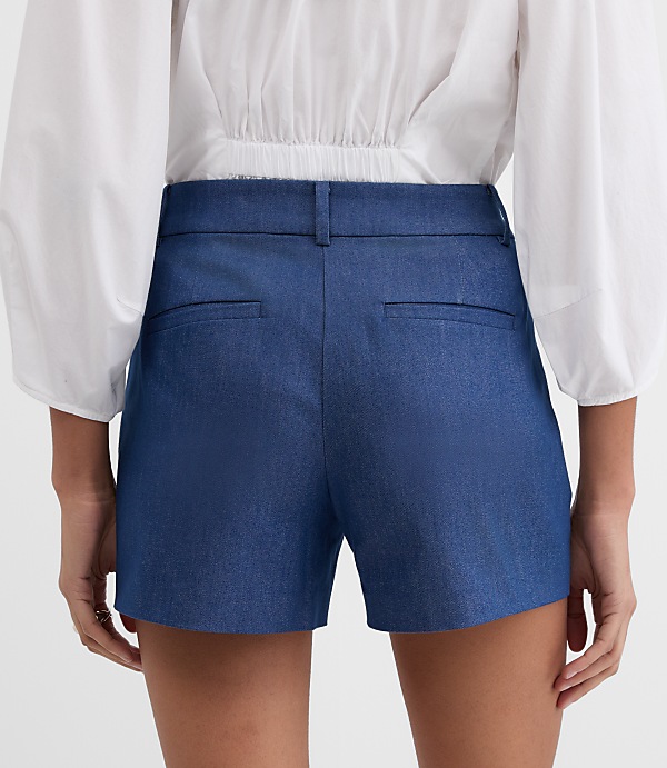 Curvy Riviera Shorts in Refined Denim