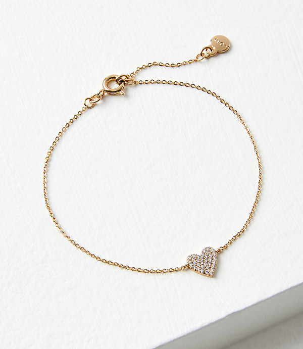 Demi Fine Pave Heart Bracelet