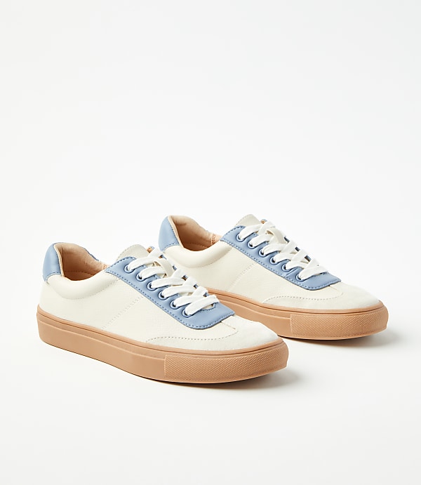Varsity Lace Up Sneakers