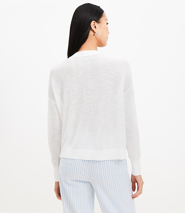 Petite Drop Shoulder Cardigan