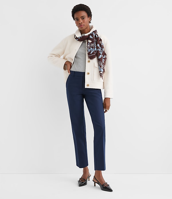 Riviera Slim Pants in Doubleweave