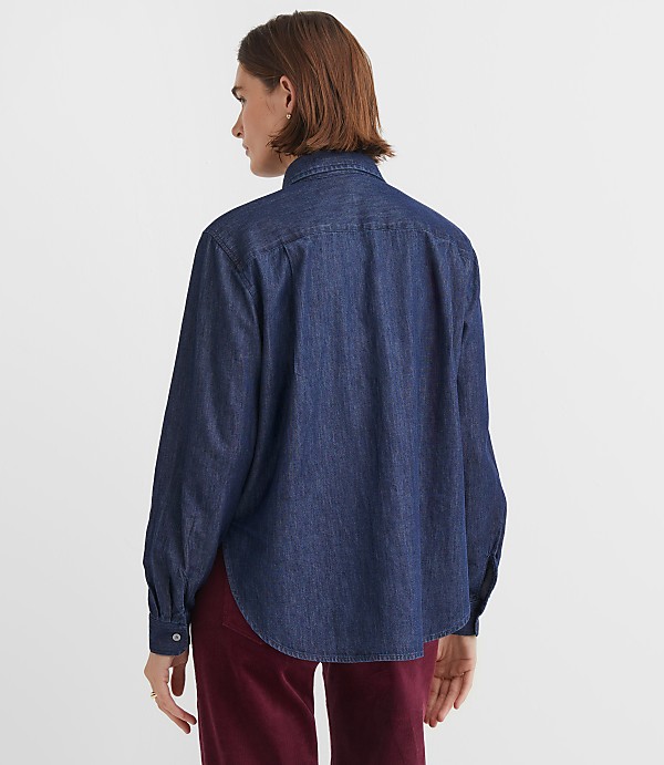 Chambray Everyday Relaxed Pocket Shirt