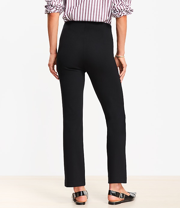 Petite Ponte Straight Pants