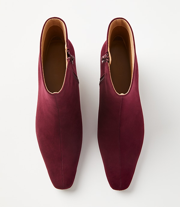 Squared Pointy Toe Booties