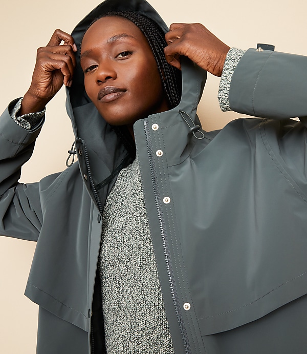 Lou & Grey Long Waterproof Rain Coat