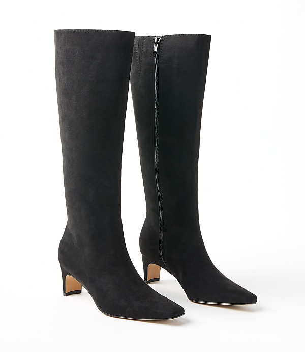 Tall Squared Pointy Toe Booties