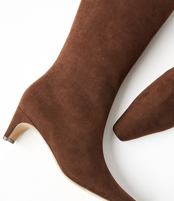 Tall Squared Pointy Toe Booties