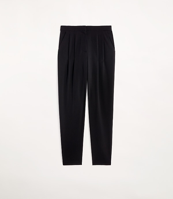 Tall LOFT Versa Seasonless Stretch Double Pleat Taper Pant