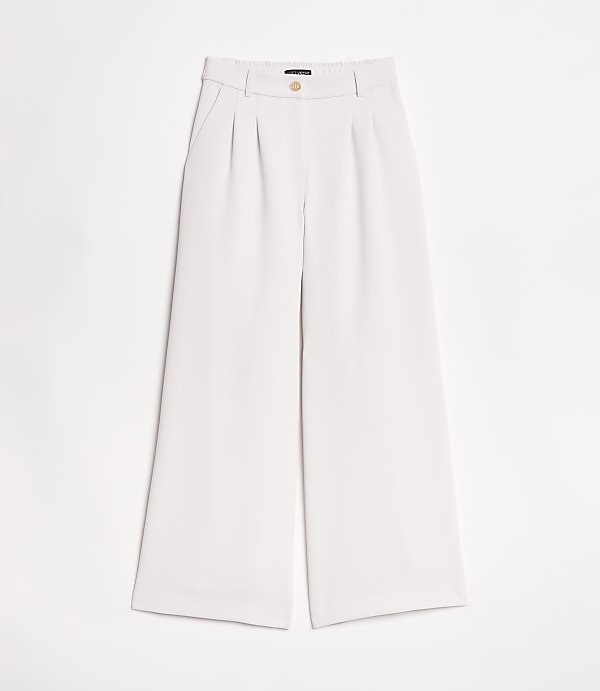 LOFT Versa Crepe Drape Palazzo Pant