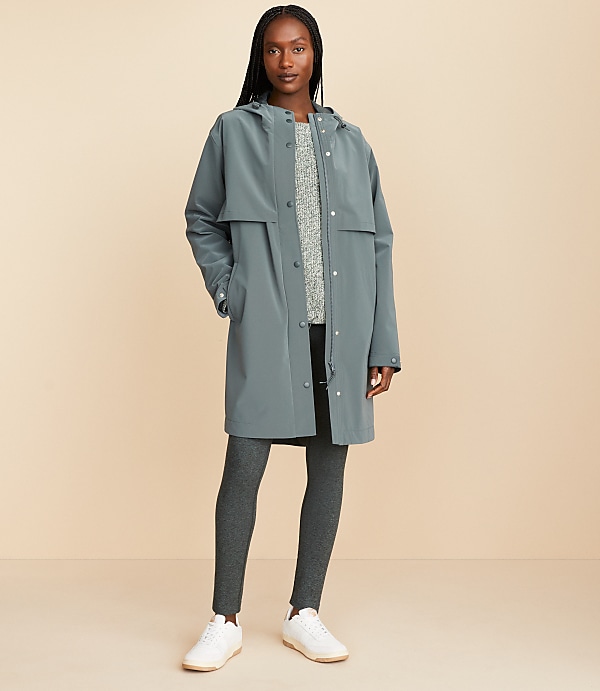 Lou & Grey Long Waterproof Rain Coat