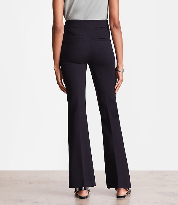 Petite LOFT Versa Ponte Deluxe Flare Pants