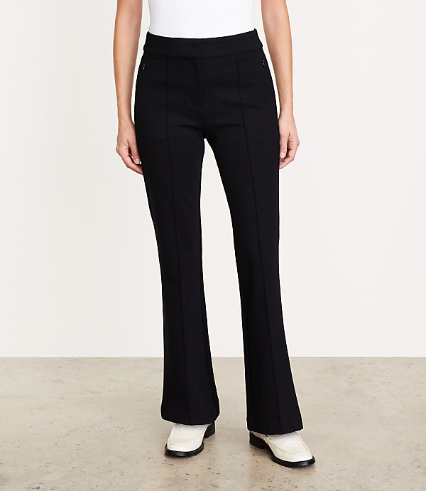 Curvy LOFT Versa Ponte Deluxe Flare Pants
