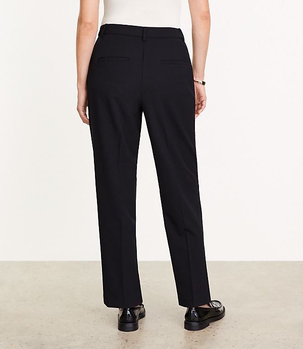 Curvy LOFT Versa Seasonless Stretch Double Pleat Taper Pant