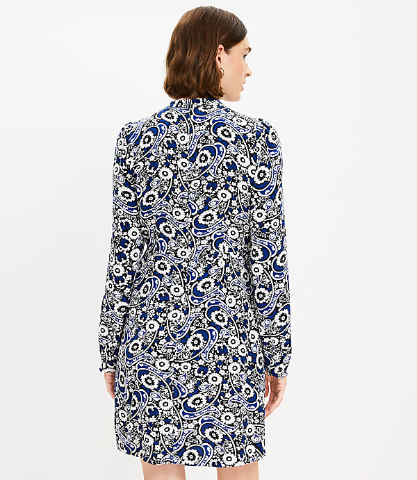 Tall Paisley Keyhole Shift Dress