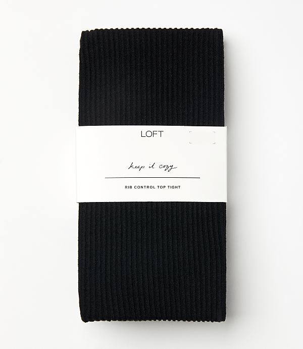 Ribbed Control Top Tights