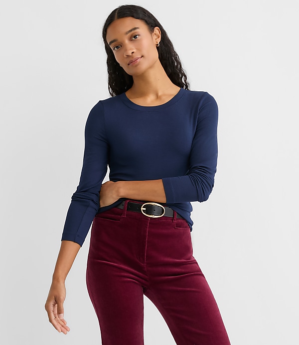 Long Sleeve Crew Neck Tee