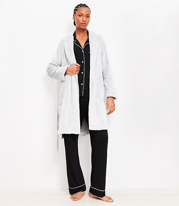 Cozy Faux Fur Pocket Robe