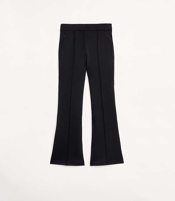 Petite Curvy LOFT Versa Ponte Deluxe Flare Pants