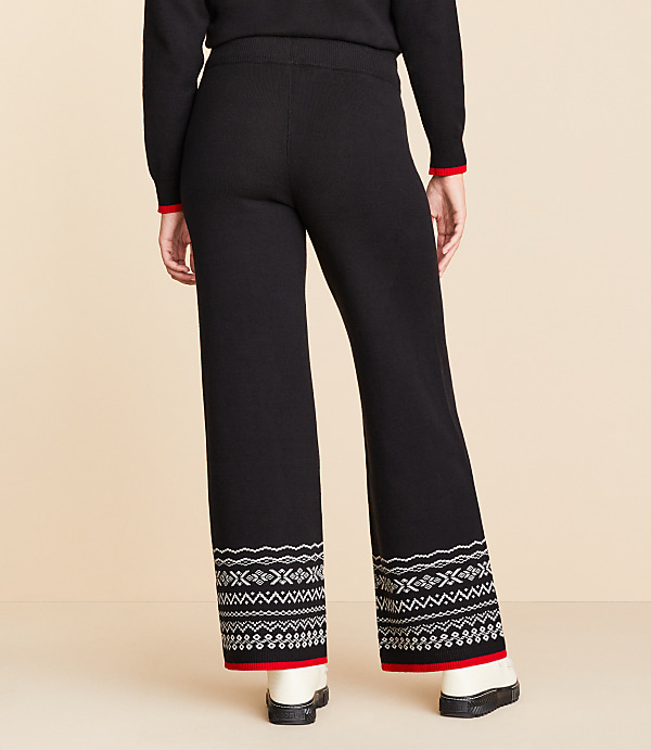 Lou & Grey Fair isle Wide Leg Pants