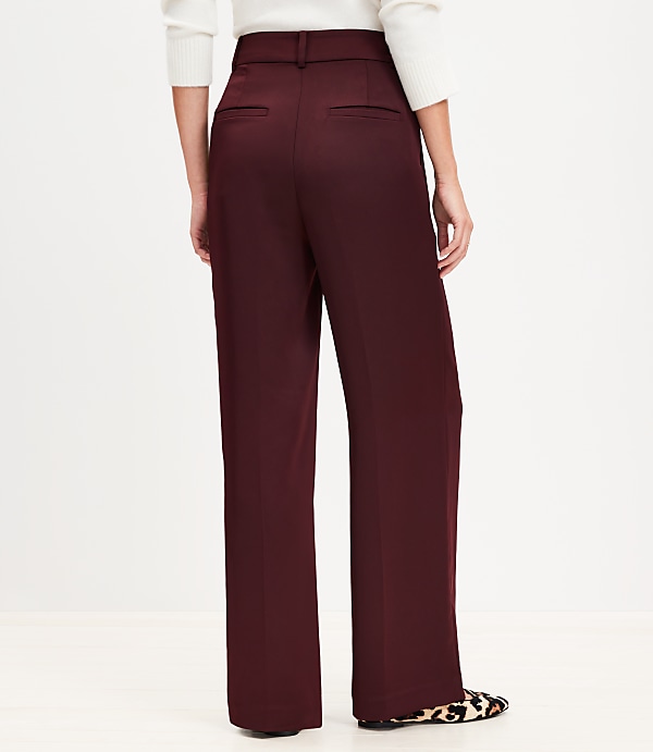 Women's Burgundy Pants | LOFT