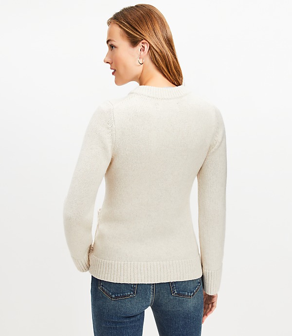 Waisted Patch Pocket Cardigan