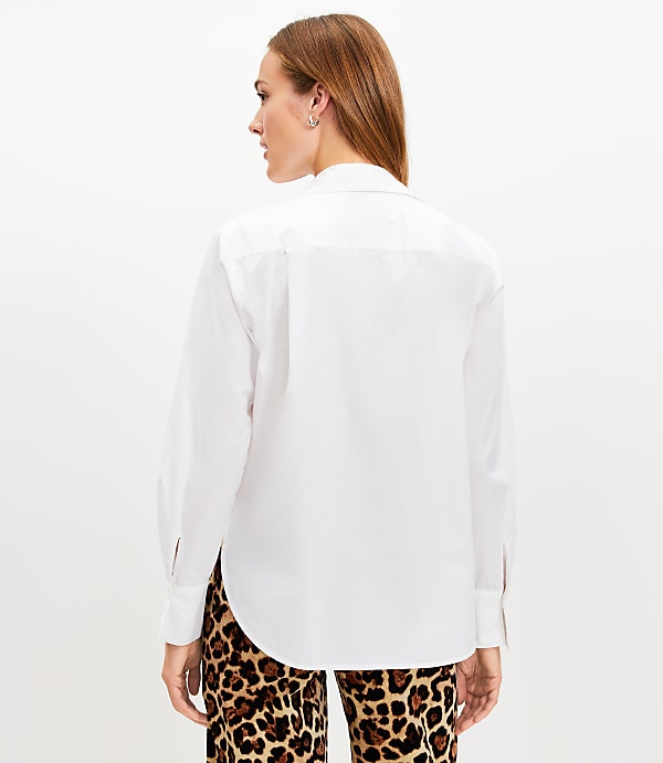Rosette Poplin Everyday Relaxed Shirt