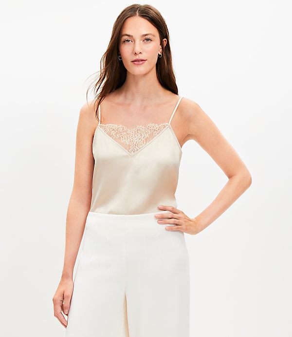 Lace Satin Cami