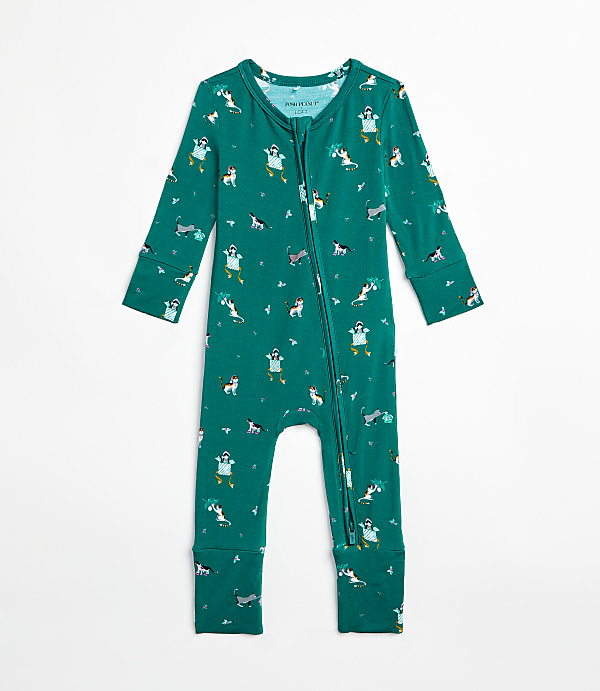 Posh Peanut Holiday Cat Convertible One-Piece