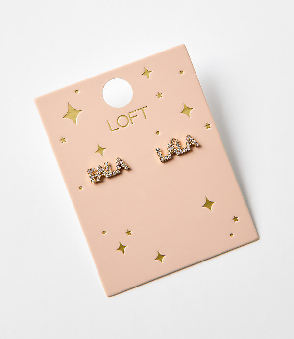 Fa La La La Stud Earrings