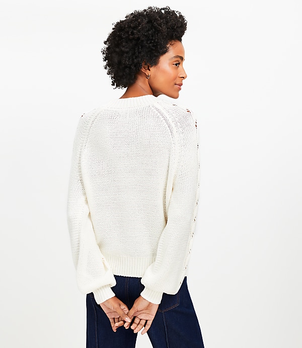 Petite Textured Stitch Sweater