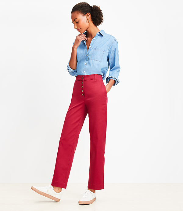 Women's Red Pants | LOFT