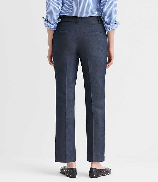 Curvy Parker Straight Pants in Refined Denim