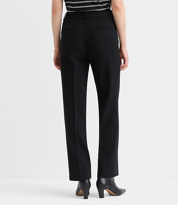 Curvy Parker Straight Pants in Twill