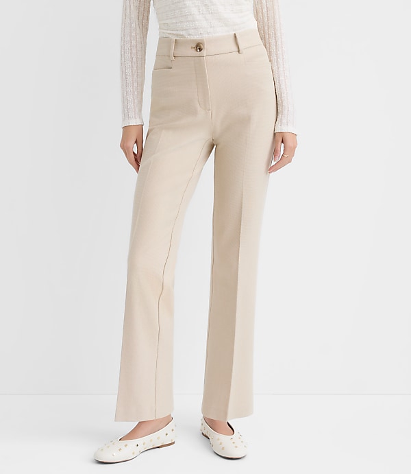 Petite Parker Straight Pants in Texture