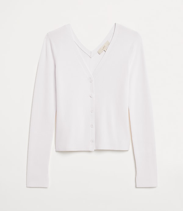 LOFT Versa V-Neck Cardigan Top