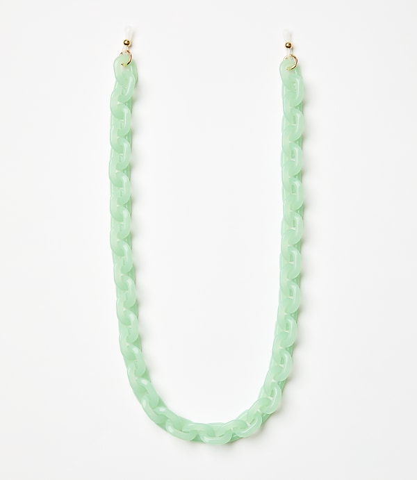 Resin Chain Link Eyeglass Chain