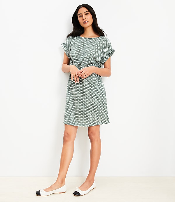 Geo Mini Pocket Tee Dress