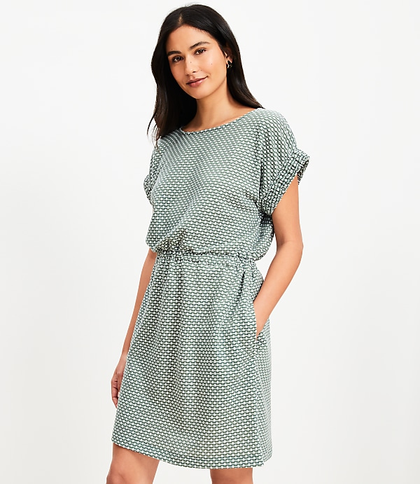 Geo Mini Pocket Tee Dress
